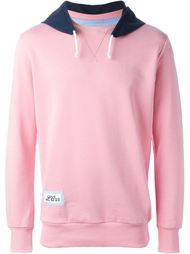 contrast hoodie sweatshirt Lc23