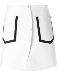 contrast trim skirt Kenzo