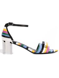 striped sandals Salvatore Ferragamo