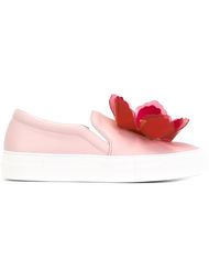 3D hibiscus slip-on sneakers Joshua Sanders