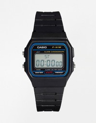Классические цифровые часы Casio F-91W-1XY - Черный