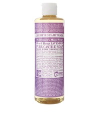 Органическое кастильское жидкое мыло с экстрактом лаванды Dr. Bronner