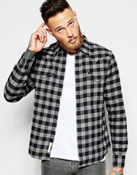 Узкая рубашка в клетку Lee - Forged iron