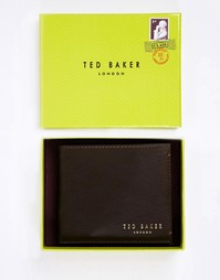 Кожаный складной бумажник с отделением для монет Ted Baker Harvys