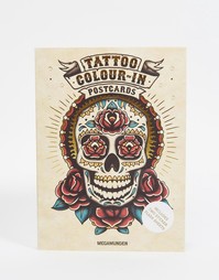 Книга Tattoo Colour-In Postcards - Мульти Books
