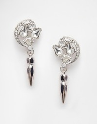 Броские серьги‑подвески с кристаллами ASOS