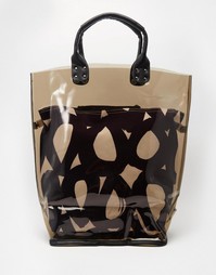 Пляжная сумка-тоут со съемным внутренним карманом Echo - Черный