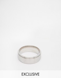 Серебристое кольцо Reclaimed Vintage - Серебряный