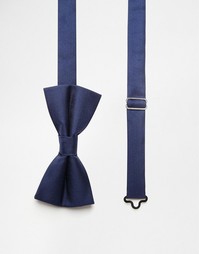Однотонный галстук‑бабочка Noose &amp; Monkey - Синий