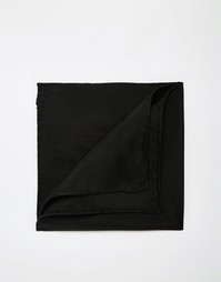 Черный платок-паше из итальянского шелка Noose &amp; Monkey - Черный