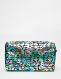 Серебристая косметичка ASOS - Мульти