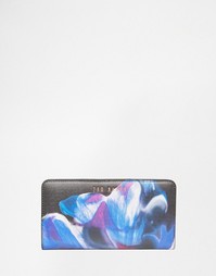 Кошелек на молнии Ted Baker Cosmic Bloom Matinee - Черный