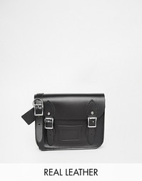 Маленькая сумка‑сэтчел The Leather Satchel Company - Черный
