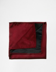 Бордовый платок для нагрудного кармана ASOS - Burgundy