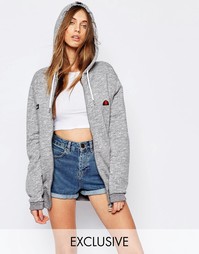Худи на молнии Ellesse - Серый меланж