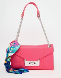 Сумка с шарфом Love Moschino - 0
