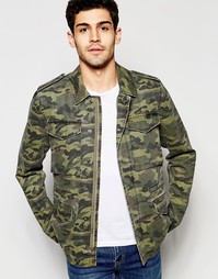 Куртка в стиле милитари с камуфляжным принтом ASOS M65 - Камуфляжный