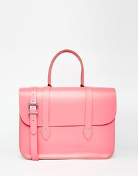 Сумка-тоут The Leather Satchel Company - Baby pink