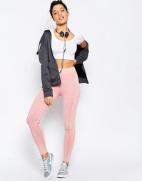 Леггинсы с широким поясом и стираным эффектом ASOS