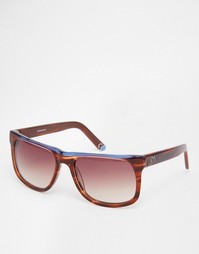 Квадратные солнцезащитные очки Consortium - Коричневый