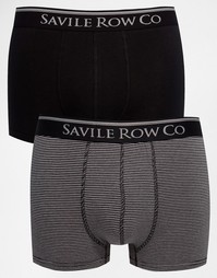 Набор из 2 боксеров‑брифов Savile Row - Черный