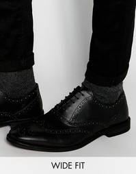Черные оксфордские туфли из кожи ASOS - Черный