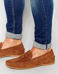 Замшевые лоферы с кисточками ASOS - Рыжий