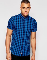 Рубашка в клетку с короткими рукавами Jack &amp; Jones
