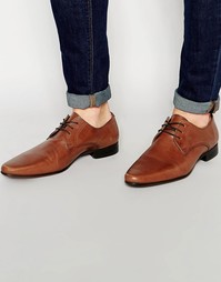 Кожаные туфли дерби ASOS - Светло-коричневая кожа