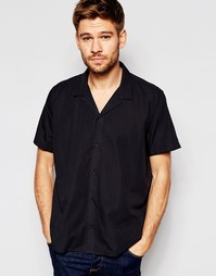 Рубашка классического кроя в прозрачную полоску ASOS Black - Черный