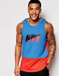 Синяя майка Nike AV15 727617-435 - Синий