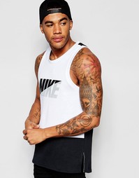 Белая майка Nike AV15 727617-100 - Белый
