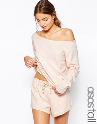Трикотажный свитшот для дома с открытыми плечами ASOS TALL