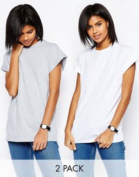 2 футболки ASOS The Ultimate Easy - Скидка 10%