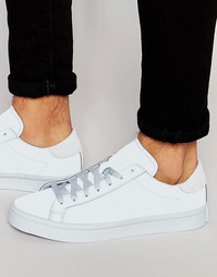 Голубые кроссовки adidas Originals Court Vantage adicolor S80255