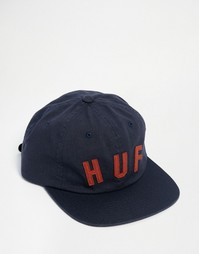Регулируемая 6-панельная кепка HUF Shortstop - Синий