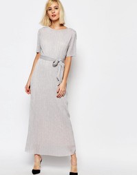 Платье макси Selected Nune - Shadow grey
