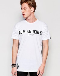 Футболка с лондонским принтом Rum Knuckles - Белый