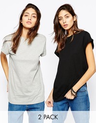 2 футболки ASOS The Ultimate Easy - Скидка 10%