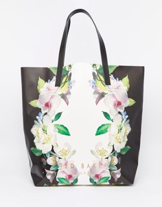 Большая сумка-тоут с цветочным принтом Ted Baker - Цветочный