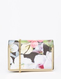 Сумка через плечо с металлической отделкой Ted Baker Mila - Цветочный