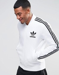 Белая спортивная куртка adidas Originals adicolor B10664 - Белый