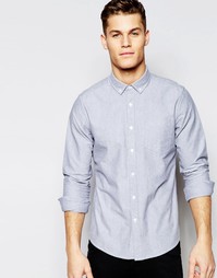 Серая рубашка с длинными рукавами ASOS - Серый