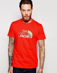 Футболка с логотипом The North Face Easy - Красный