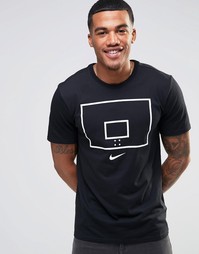 Черная футболка Nike Hoop Arrow 778490-010 - Черный
