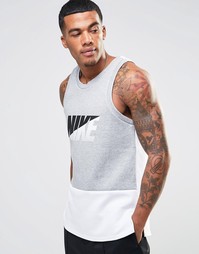 Серая майка Nike AV15 727617-063 - Серый