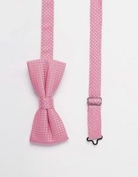 Фактурный галстук‑бабочка Noose &amp; Monkey - Розовый