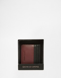 Кожаная визитница Smith And Canova - Коричневый