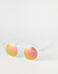 Круглые солнцезащитные очки Trip - Прозрачный