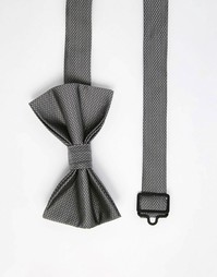 Фактурный серый галстук-бабочка ASOS - Серый